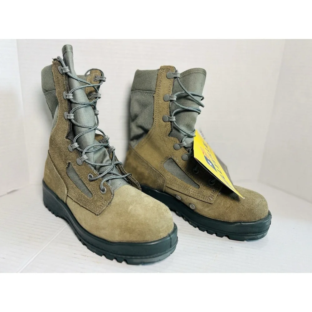 Belleville FG600 ST Steel Toe Military‎ Boots Mens 5.5R Vibram USA Hot Weather